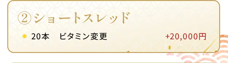 カスタマイズ福袋-ショートスレッド